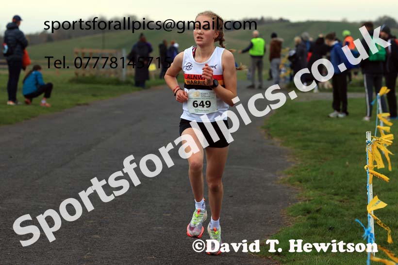 Boys and Girls under-15s 2024 Heaton Memorial Road Race, Newcastle Town Moor, Newcastle.   Photo: David T. Hewitson/Sports for All Pics